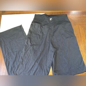 Zyia Active Wide Leg Yoga Pants Black High Rise Athletic Lounge Pants Women’s XL